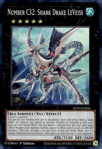 الرقم C32: Shark Drake Leveiss - Rota -En041 - Super Rare - 1st Edition in Saudi Arabia