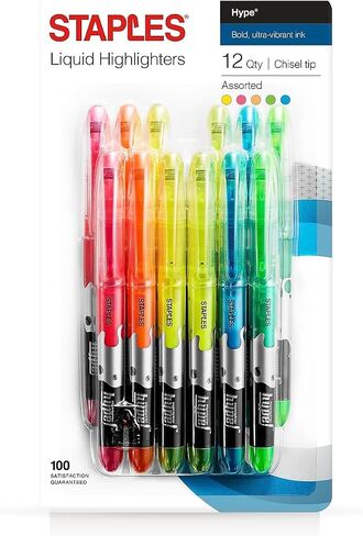 Staples 674815 الضجيج! السائل المرتفعات السائل تلميح نصيحة عشر عشرات (14598) in Kuwait
