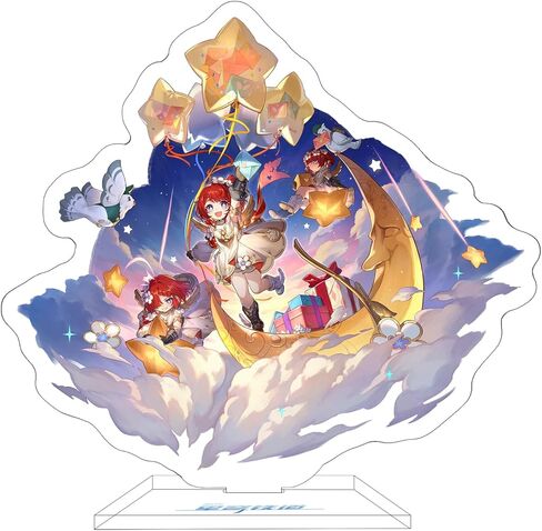 Honkai: Star Rail Acrylic Stand Figure Amphoreus' Saga of Heroes Standee Character Decorations (Cipher) in Kuwait