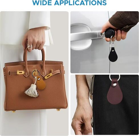 Omtech 100pc مجموعة مفاتيح PU Multicolor Pu ، حرفة جلدية DIY ، فراغات مفاتيح قابلة للتخصيص مع RIVES وحلقات المفاتيح ، والجنسين البالغين ، فتح الإبداع لا نهاية له in Kuwait