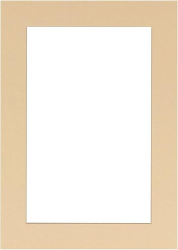 8x10 MAT Bevel Cut for 5x7 Photos - حمض الحامض المسبق البيج المسبق - للصور ، الصور ، تأطير - سمك 4 فترات in Saudi Arabia