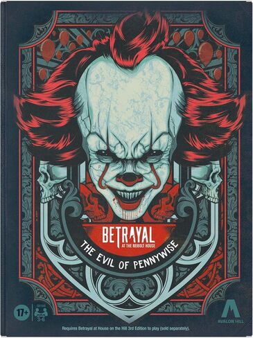 Avalon Hill Betrayal at the Neibolt House: The Evil of Pennywise التوسع | تتراوح أعمارهم بين 17+ | 3-6 لاعبين in Kuwait