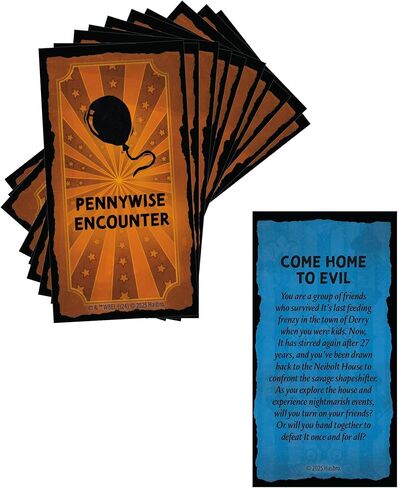 Avalon Hill Betrayal at the Neibolt House: The Evil of Pennywise التوسع | تتراوح أعمارهم بين 17+ | 3-6 لاعبين in Kuwait