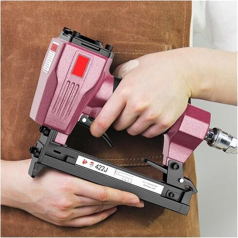 Professional Pneumatic Upholstery Stapler 422J Pneumatic Nail Gun 20Ga Interior Decoration Carpentry Tools 10-22mm Length in Saudi Arabia