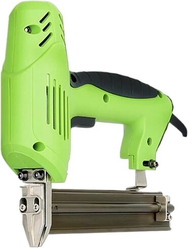 تنجيد الهوائية المهنية Stapler 1800W استخدام مزدوج الاستخدام الكهربائي الأثاث Stapler Staple بندقية مستقيمة 220 فولت أدوات قوة النجارة الخشبية in Saudi Arabia