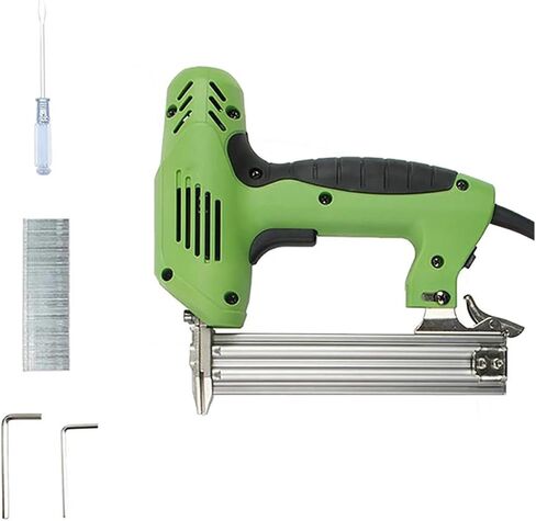 تنجيد الهوائية المهنية Stapler 1800W استخدام مزدوج الاستخدام الكهربائي الأثاث Stapler Staple بندقية مستقيمة 220 فولت أدوات قوة النجارة الخشبية in Saudi Arabia