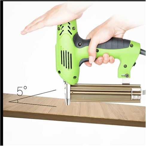 تنجيد الهوائية المهنية Stapler 1800W استخدام مزدوج الاستخدام الكهربائي الأثاث Stapler Staple بندقية مستقيمة 220 فولت أدوات قوة النجارة الخشبية in Saudi Arabia