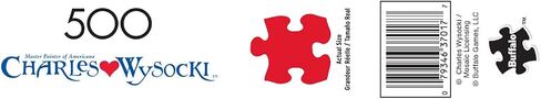 ألعاب Buffalo Games Jigsaw للألغاز للبالغين 500 قطعة - تشارلز ويسوكي - Nantucket 4th من يوليو - لغز البالغين الصلب مع ملصق مرجعي ، ومتعة ، وفريدة من نوعها وجميع القدرات ، 21.25 × 15 in Saudi Arabia