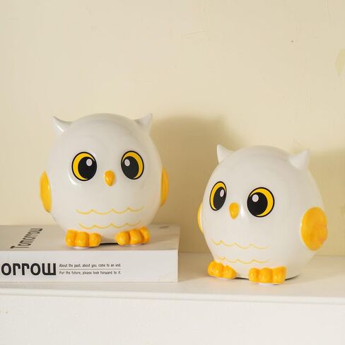 Owl Piggy Bank for Adults,alcancias de Dinero para adultos,Money Saving Box,Coin Bank,Money Bank,Boys Personalized Piggy Bank for Girls,Money jar,Change jar,Modren Home Decor Living Room in Saudi Arabia