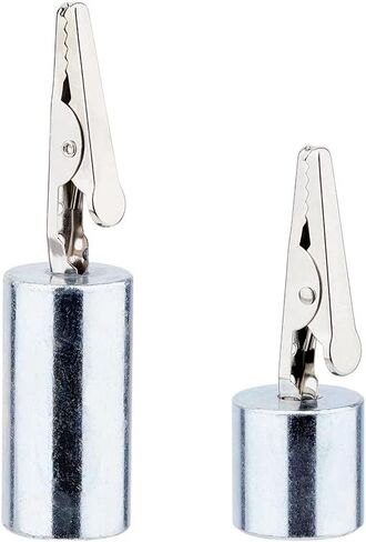 Superfindings 2pcs 2 Styles Iron Kumihimo Weight Alligator Clip Kumihimo أدوات التمساح مقاطع التمساح مع الوزن لضخمة القرص in Kuwait