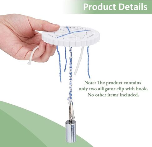 Superfindings 2pcs 2 Styles Iron Kumihimo Weight Alligator Clip Kumihimo أدوات التمساح مقاطع التمساح مع الوزن لضخمة القرص in Kuwait