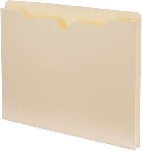 Staples File Jacket, 1-inch Expansion, Letter Size, Manila, 100/Carton (ST541092-CCVS) in Saudi Arabia