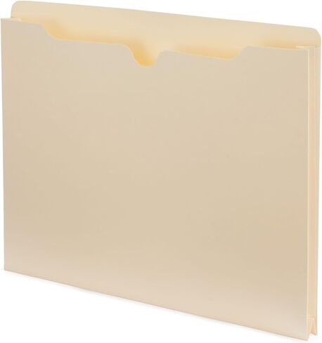 Staples File Jacket, 1-inch Expansion, Letter Size, Manila, 100/Carton (ST541092-CCVS) in Saudi Arabia