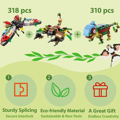 30 Packs Building Blocks Party Favors for Kids, 10 in 1 Mini Animals Building Block Sets for Classroom Prizes, Birthday, Party Favors Return Gifts, Valentines, Easter Gifts (Ocean) in Kuwait