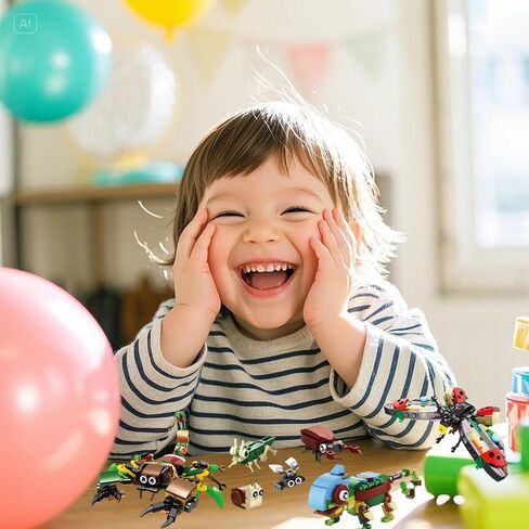 30 Packs Building Blocks Party Favors for Kids, 10 in 1 Mini Animals Building Block Sets for Classroom Prizes, Birthday, Party Favors Return Gifts, Valentines, Easter Gifts (Ocean) in Kuwait