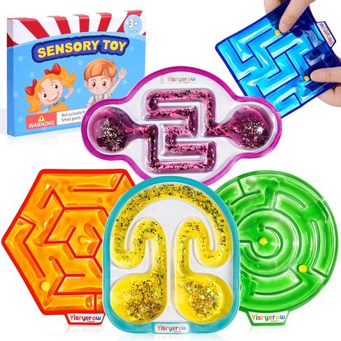 ألعاب التململ Squishy - تململ 5 عبوات الحسية من أجل القلق والتخفيف من الإجهاد ، أطفال التوحد | عناصر زاوية مهدئة للأطفال ، تململات هادئة للفصول الدراسية والسفر للسيارات | الهدايا والجوائز للأطفال in Kuwait