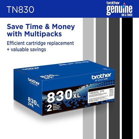 Brother Genuine TN830 Black Standard Yield Printer Toner Cartridge - Print up to 1,200 Pages(1) in Saudi Arabia