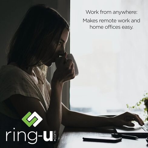 Ring-U Hello Hub Small Business PBX Phone System and Service VoIP 6-Phone Bundle (Hello Hub + 6 Homeptive Home with WiFi + Bluetooth) Ring-U Telephone Service. in Saudi Arabia