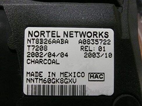 Nortel Norstar T7208 NT8B26 Charcoal 8 Button Digital Telephone (متجدد) in Saudi Arabia