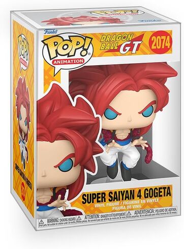 Pop Anime: Dragonball GT - Super Saiyan 4 Gogeta Vinyl Figure Bundled with Box Protector Compatible for Funko in Saudi Arabia