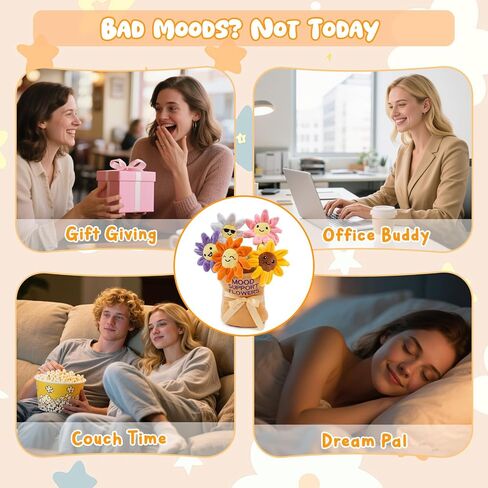 Mood Support Plush Potatoes Bundle: 5 Adorable Stuffed Potatoes in Basket, Emotional Wellness Stuffed Animals Toys, Stress Relief Sensory Toys for Adults & Kids Gift for Christmas/Birthday in Saudi Arabia