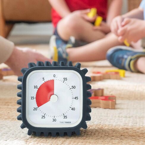Time Timer Mod مع حالة حماية الإطارات - حالة الفحم مع مؤقت مرئي - العد التنازلي البصري الفردي لمدة 60 دقيقة ل ADHD والتوحد والأطفال والطلاب والبومودورو مع التشغيل الصامت (فقي) in Saudi Arabia