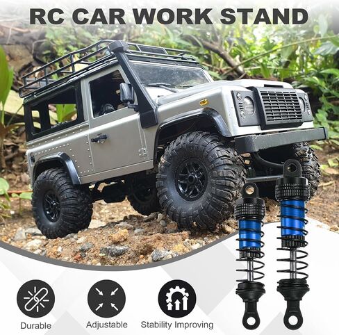 MECCANIXITY 4Pcs RC Shock Absorber 1/12 1/14 1/16 65mm/70mm Aluminum Threaded Front & Rear Shock Absorber Damper Assembled Set for 1/12 1/14 1/16 RC Car Crawler Racing Truck, Red in Saudi Arabia