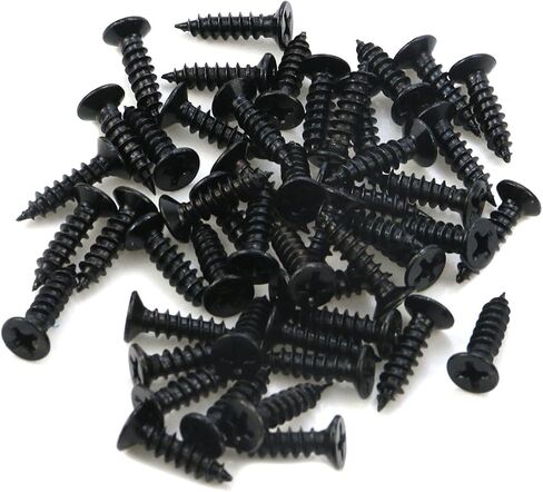 MY MIRONEY 12Pcs Strap Hinges Black Garage Door Hinges Decorative Door Hinges Hardware Gate Hinges Iron Shed Hinges with Screws, 3.94" x 0.87" in Saudi Arabia