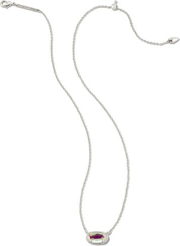 Kendra Scott Grayson Stone Pendant Necklace Gold Iridescent Drusy One Size in Kuwait