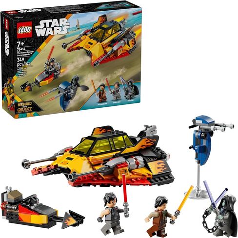 LEGO Star Wars: Rebuild The Galaxy The Force Burner Snowspeeder Building Toy - 2 in 1 Pretend Play Set W/ 3 Minifigures for Kids, Ages 7+ - Collectible Room Decor & Gift Idea for Boys & Girls - 75414 in Saudi Arabia