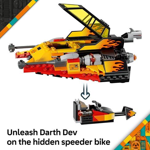 LEGO Star Wars: Rebuild The Galaxy The Force Burner Snowspeeder Building Toy - 2 in 1 Pretend Play Set W/ 3 Minifigures for Kids, Ages 7+ - Collectible Room Decor & Gift Idea for Boys & Girls - 75414 in Saudi Arabia