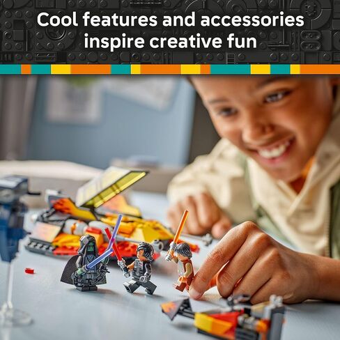 LEGO Star Wars: Rebuild The Galaxy The Force Burner Snowspeeder Building Toy - 2 in 1 Pretend Play Set W/ 3 Minifigures for Kids, Ages 7+ - Collectible Room Decor & Gift Idea for Boys & Girls - 75414 in Saudi Arabia