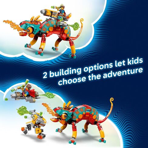 Lego Dreamzzz Mateo's Fire Chameleon Building Toy - Play Play مجموعة للأطفال ، الذين تتراوح أعمارهم بين 7 سنوات - سرد القصص للبنين والبنات - وضعان للبناء للتظاهر - فكرة هدية لأعياد الميلاد - 71492 in Saudi Arabia