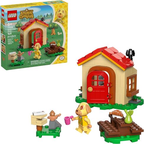 لعبة Lego Animal Crossing Goldie’s Cozy House Building Toy - Play Play مجموعة للفتيات والفتيان ، الذين تتراوح أعمارهم بين 6 سنوات مع الكلب - لبنات البناء لعبة للأطفال - فكرة هدية لأعياد الميلاد ومحبي ألعاب الفيديو - 77058 in Saudi Arabia