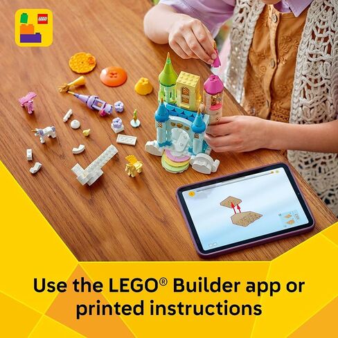 LEGO Creator 3 in 1 Unicorn Castle Building Toy for Kids - Unicorn Toy Trio for Girls & Boys ، Ages 8+ - Build 3 Therend Play Toys مع مجموعة واحدة من لبنات البناء - فكرة هدية لأعياد الميلاد - 31175 in Saudi Arabia