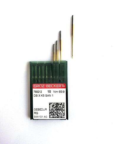 10 Groz Beckert DBXK5 GEBEDUR Titanium Embroidery Machine Needles in Saudi Arabia