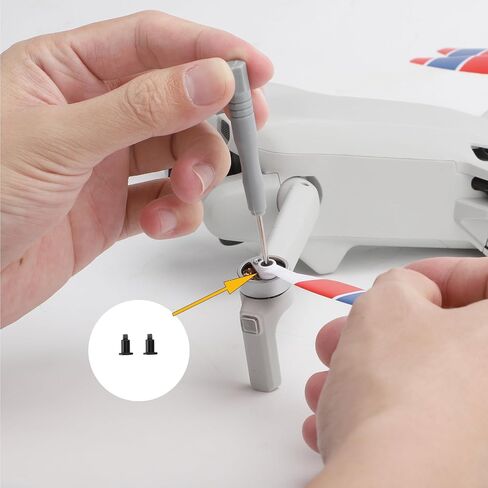 ل DJI Mini 3 Propeller Screw Pack Kit ، مع مفك البراغي ، مصادرين إصلاح قطع الغيار بقطع الغيار للاصطدامات DJI Mini 3 (12Pack) in Saudi Arabia