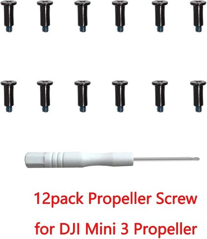 ل DJI Mini 3 Propeller Screw Pack Kit ، مع مفك البراغي ، مصادرين إصلاح قطع الغيار بقطع الغيار للاصطدامات DJI Mini 3 (12Pack) in Saudi Arabia