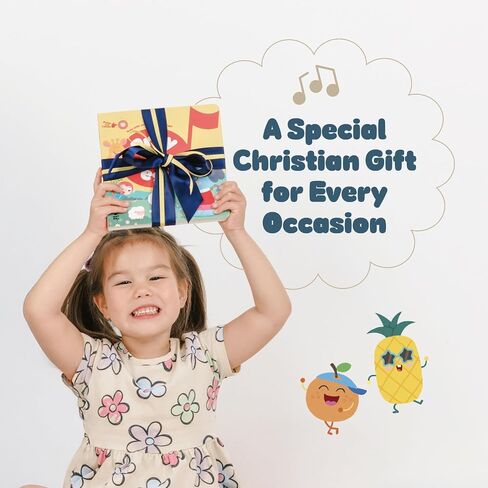 Pray with Jesus –Baby Baptism Gifts, 6 Exclusive Prayer Songs – Musical Bible Toy & Musical Book for Toddlers +18 Months, Christian Sound Book in Kuwait