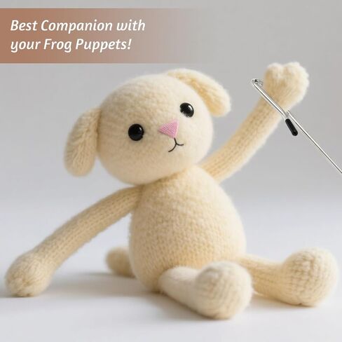 2 Pack 8-21 Inch Puppet Handles Arm Control Rod Extendable Hand Puppet Stick Adjustable Metal Puppets Rod Accessory Tools for Small and Large Puppets in Saudi Arabia