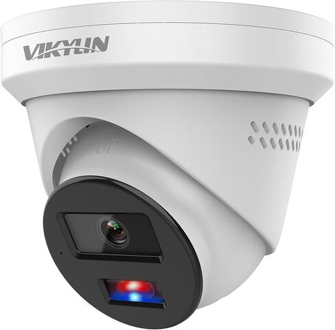 متوافق مع كاميرا Hikvision 4MP Varifocal IP PoE، كاميرا أمان زووم بصري، عدسة 2.8-12 مم، كشف الإنسان/المركبة، رؤية ليلية ملونة EXIR 164ft، H.265+، 120dB WDR، MicroSD(512G) in Kuwait