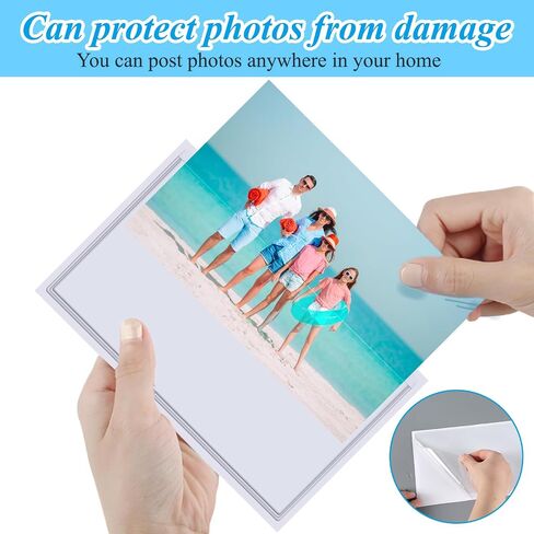 Epakh 100 Pcs Self Adhesive Pockets for Planners 9 x 5.6 Inch Clear Adhesive Sticky Pockets Plastic Label Sleeves Work Job Ticket Order Holders with Top Open for Home Posting Signs Office in Saudi Arabia