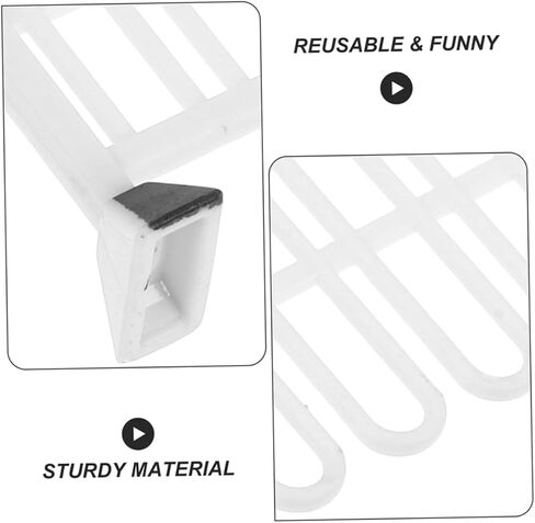 8pcs حواجز الطرق المرورية المصغرة التي تم تعيينها للبنين والبنات دور العلامات المرورية وموديلات السياج للمشاريع الإبداعية in Kuwait