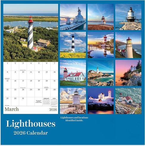 TF Publishing 2026 National Parks-Art Mini Calendar w/Monthly Grids for Appointments and Scheduling - Vertical Small Wall Calendar 2026 w/Premium Matte Paper for Home and Office Organization - 7x7in in Saudi Arabia