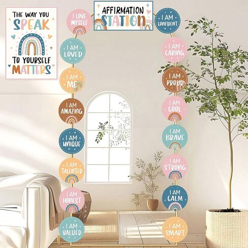 Boho تأكيد محطة نشرة Boardin مجموعة قوس قزح Decor Decor in Kuwait