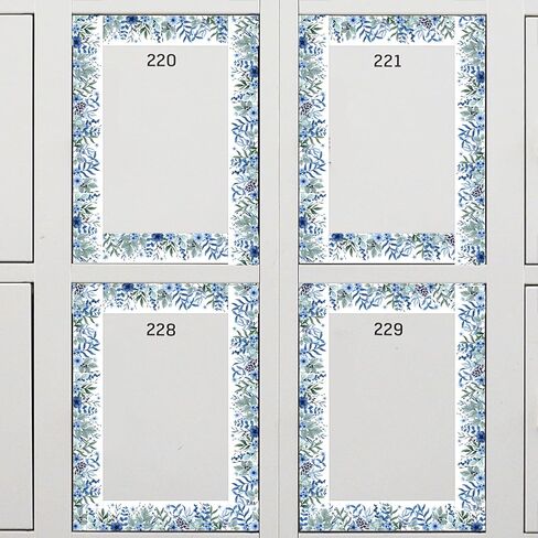 Worldbazaar 16 PCS Magnetic Eucalyptus الحدود الأوكالبتوس الفصول الدراسية زخارف السبورة البيضاء 11.8 × 2 بوصة النشرة النباتية الحدود المغناطيس الأوكالبتوس ديكور in Saudi Arabia