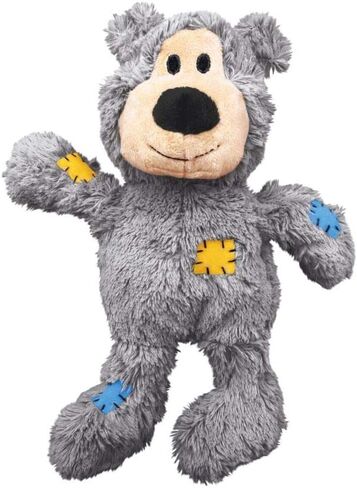 KONG Wild Knots Bear Dog Toy, Medium/Large Colours Vary x 3 in Saudi Arabia