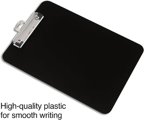 Staples 951060 Plastic Clipboards Black 6/Pack (23143) in Saudi Arabia