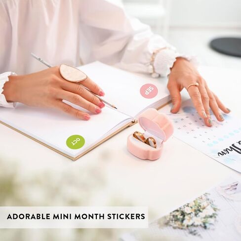 Andaz Press Round 0.75" Earthy Boho 1-31 Number Stickers for Planners, Calendar Stickers Date Dots for Planner Stickers for Women Men, Tiny Stickers Planner Accessories, 480-Pack Stickers in Saudi Arabia