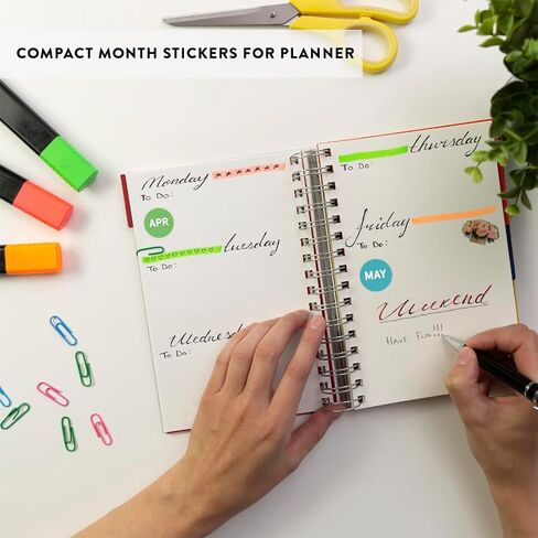 Andaz Press Round 0.75" Earthy Boho 1-31 Number Stickers for Planners, Calendar Stickers Date Dots for Planner Stickers for Women Men, Tiny Stickers Planner Accessories, 480-Pack Stickers in Saudi Arabia
